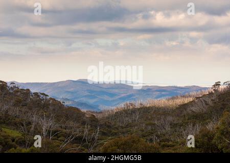 Photographie de Dead Horse Gap dans les Snowy Mountains en Nouvelle-Galles du Sud en Australie Banque D'Images