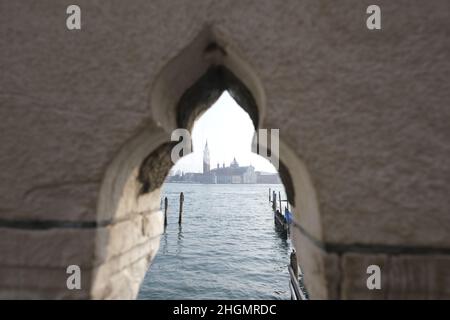 Une vue générale de Venise, Italie janvier 22 2022.(MVS) Banque D'Images