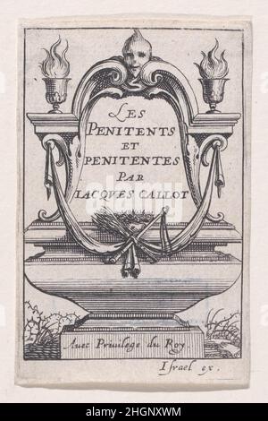 Frontispice, des Pénitents et Pénitentes (les Pénitents) ca.1632 Abraham Bosse Français.Frontispice, des Pénitents et Pénitentes (les Pénitents).Les Pénitents et Pénitentes.Abraham Bosse (Français, Tours 1602/04–1676 Paris). Env.1632. Gravure et gravure.Israël Henriet (français, Nancy ca.1590–1661 Paris).Imprime Banque D'Images