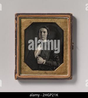 [Young Man Holding Jacket Lapel] 1840s Inconnu.[Young Man Holding Jacket Lapel] 291754 Banque D'Images