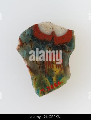 Plaque florale 100 BC–100 AD période Ptolemaic–période romaine ce fragment fait partie d'une plaque florale en verre pour les incrustes de murs ou de meubles comme 26,7.1249.Plaque florale.100 BC–100 AD.Verre.Période Ptolemaic–période romaine.De l'Égypte Banque D'Images