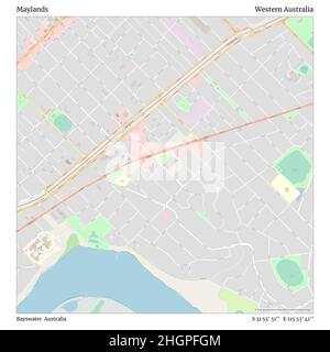 Maylands, Bayswater, Australie, Australie occidentale, S 31 55' 51'', E 115 53' 41'', carte, Timeless Map publié en 2021.Les voyageurs, les explorateurs et les aventuriers comme Florence Nightingale, David Livingstone, Ernest Shackleton, Lewis et Clark et Sherlock Holmes se sont appuyés sur des cartes pour planifier leurs voyages dans les coins les plus reculés du monde. Timeless Maps dresse la carte de la plupart des sites du monde, montrant ainsi la réalisation de grands rêves Banque D'Images