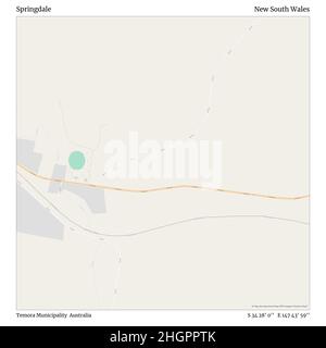 Springdale, municipalité de TEMPORA, Australie, Nouvelle-Galles du Sud, S 34 28' 0'', E 147 43' 59'', carte, carte intemporelle publiée en 2021.Les voyageurs, les explorateurs et les aventuriers comme Florence Nightingale, David Livingstone, Ernest Shackleton, Lewis et Clark et Sherlock Holmes se sont appuyés sur des cartes pour planifier leurs voyages dans les coins les plus reculés du monde. Timeless Maps dresse la carte de la plupart des sites du monde, montrant ainsi la réalisation de grands rêves Banque D'Images