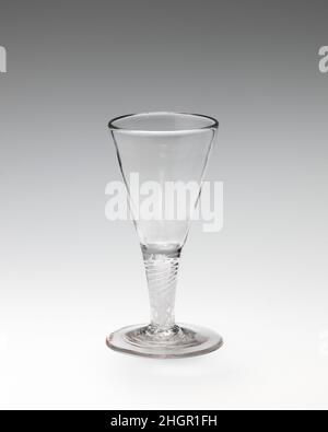 Wineglass 18th siècle britannique ou néerlandais.Wineglass.Anglais ou néerlandais.18th siècle.Verre.Verre Banque D'Images
