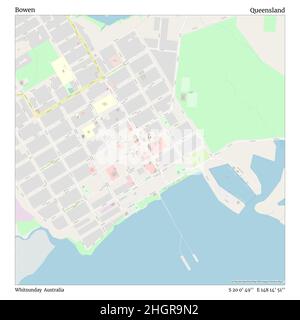 Bowen, Whitsunday, Australie, Queensland, S 20 0' 49'', E 148 14' 51'', carte, carte intemporelle publiée en 2021.Les voyageurs, les explorateurs et les aventuriers comme Florence Nightingale, David Livingstone, Ernest Shackleton, Lewis et Clark et Sherlock Holmes se sont appuyés sur des cartes pour planifier leurs voyages dans les coins les plus reculés du monde. Timeless Maps dresse la carte de la plupart des sites du monde, montrant ainsi la réalisation de grands rêves Banque D'Images
