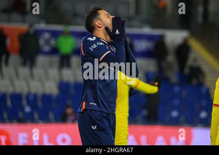 ISTANBUL, TURQUIE - JANVIER 22 : Nacer Chadli d'Istanbul Basaksehir FK pendant le match turc Super LIG entre Basaksehir et Goztepe au stade Basaksehir Fatih Terim le 22 janvier 2022 à Istanbul, Turquie (photo d'Emir Oktay/Orange Pictures) Banque D'Images