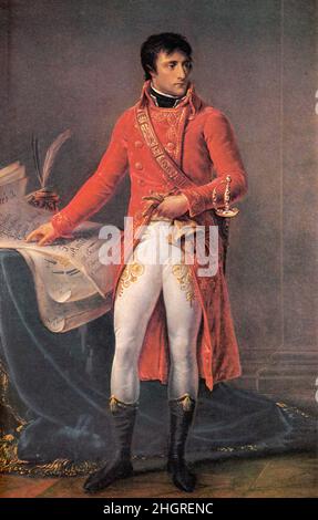 Napoléon Premier Consul, peinture par Antoine Jean gros Banque D'Images
