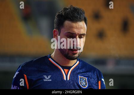 ISTANBUL, TURQUIE - JANVIER 22 : Nacer Chadli d'Istanbul Basaksehir FK pendant le match turc Super LIG entre Basaksehir et Goztepe au stade Basaksehir Fatih Terim le 22 janvier 2022 à Istanbul, Turquie (photo d'Emir Oktay/Orange Pictures) Banque D'Images