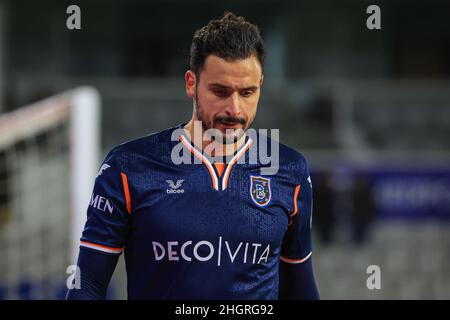 ISTANBUL, TURQUIE - JANVIER 22 : Nacer Chadli d'Istanbul Basaksehir FK pendant le match turc Super LIG entre Basaksehir et Goztepe au stade Basaksehir Fatih Terim le 22 janvier 2022 à Istanbul, Turquie (photo d'Emir Oktay/Orange Pictures) Banque D'Images