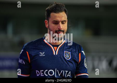ISTANBUL, TURQUIE - JANVIER 22 : Nacer Chadli d'Istanbul Basaksehir FK pendant le match turc Super LIG entre Basaksehir et Goztepe au stade Basaksehir Fatih Terim le 22 janvier 2022 à Istanbul, Turquie (photo d'Emir Oktay/Orange Pictures) Banque D'Images