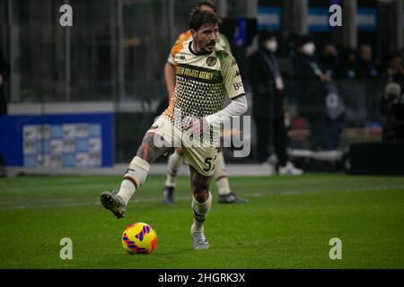 Milan, Italie - janvier 22 2022 - Inter-Venezia série A - vacca antonio venezia fc Banque D'Images