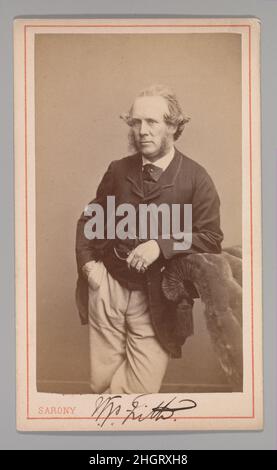 [William Powell Frith] 1860s Oliver François Xavier Sarony canadien.[William Powell Frith].Oliver François Xavier Sarony (canadien, 1820–1879).1860s.Imprimé argent en couleur albumine.Photographies Banque D'Images