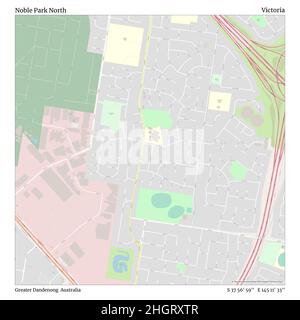 Noble Park North, Greater Dandenong, Australie, Victoria, S 37 56' 59'', E 145 11' 33'', carte, carte intemporelle publiée en 2021.Les voyageurs, les explorateurs et les aventuriers comme Florence Nightingale, David Livingstone, Ernest Shackleton, Lewis et Clark et Sherlock Holmes se sont appuyés sur des cartes pour planifier leurs voyages dans les coins les plus reculés du monde. Timeless Maps dresse la carte de la plupart des sites du monde, montrant ainsi la réalisation de grands rêves Banque D'Images