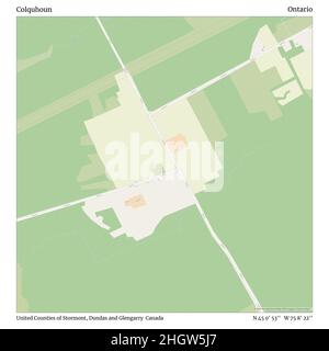 Colquhoun, comtés Unis de Stormont, Dundas et Glengarry, Canada (Ontario), N 45 0' 53'', W 75 8' 22'', carte, Timeless Map publié en 2021.Les voyageurs, les explorateurs et les aventuriers comme Florence Nightingale, David Livingstone, Ernest Shackleton, Lewis et Clark et Sherlock Holmes se sont appuyés sur des cartes pour planifier leurs voyages dans les coins les plus reculés du monde. Timeless Maps dresse la carte de la plupart des sites du monde, montrant ainsi la réalisation de grands rêves Banque D'Images