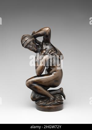 Vénus après le bain ca.1590–1610 après un modèle de Giambologna Netherlandish.Vénus après le bain.Après un modèle de Giambologna (Netherlandish, Douai 1529–1608 Florence).Italien, Florence. CA.1590–1610.Bronze.Sculpture-bronze Banque D'Images