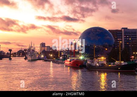 Musée de l'Océan mondial à Kaliningrad.Russie, Kaliningrad - 15 janvier 2022. Banque D'Images