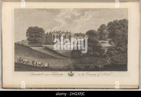 Château Tunbridge dans le comté de Kent, d'Edward Haasted's, The History and topographical Survey of the County of Kent, vol. 1-3 1777–90 dessiné et gravé par Richard Bernard Godfrey plate 27, vol. IIChâteau de Tunbridge, propriété de Thomas Hooker, Esq.Voir 2014.599.1–.30 pour les commentaires.Château Tunbridge dans le comté de Kent, d'Edward Haasted's, The History and Topographical Survey of the County of Kent, vol. 1-3.Dessiné et gravé par Richard Bernard Godfrey (britannique, probablement Londres ca.1728–1795 après).1777–90.Gravure et gravure.Livres Banque D'Images