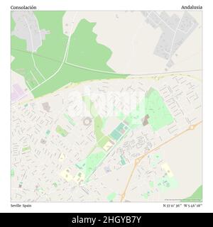 Consolación, Séville, Espagne, Andalousie, N 37 11' 36'', W 5 46' 18'', carte, carte intemporelle publiée en 2021.Les voyageurs, les explorateurs et les aventuriers comme Florence Nightingale, David Livingstone, Ernest Shackleton, Lewis et Clark et Sherlock Holmes se sont appuyés sur des cartes pour planifier leurs voyages dans les coins les plus reculés du monde. Timeless Maps dresse la carte de la plupart des sites du monde, montrant ainsi la réalisation de grands rêves Banque D'Images