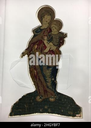 Vierge et enfant 16th siècle peut-être allemand.Vierge et enfant 212616 Banque D'Images