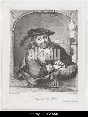 Portrait de Ferdinand bol 1803–08 Adam von Bartsch.Portrait de Ferdinand bol.Adam von Bartsch (autrichien, Vienne 1757–1821 Vienne).1803–08.Gravure et gravure; quatrième état de cinq.G. Eduard Müller (allemand, active Berlin, ca.1640).Ferdinand bol (néerlandais, Dordrecht 1616–1680 Amsterdam).Imprime Banque D'Images