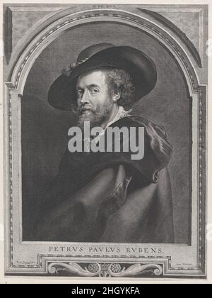 Portrait de Peter Paul Rubens, 46 1630 ans Paulus Pontius.Portrait de Peter Paul Rubens, 46 ans.Paulus Pontius (flamand, Anvers 1603–1658 Anvers).1630. Gravure; troisième état de trois (Hollstein).Peter Paul Rubens (Flamand, Siegen 1577–1640 Anvers).Imprime Banque D'Images