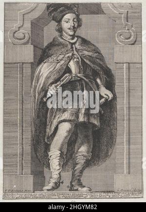 Portrait du Cardinal Infante Ferdinand d'Autriche 1728 Anton Joseph von Prenner.Portrait du Cardinal Infante Ferdinand d'Autriche.Anton Joseph von Prenner (autrichien, Wallerstein 1683–1761 Vienne).1728. Gravure et gravure.Cardinal-Infante Ferdinand d'Autriche (espagnol, San Lorenzo de El Escorial 1609 ou 1610–1641 Bruxelles).Imprime Banque D'Images