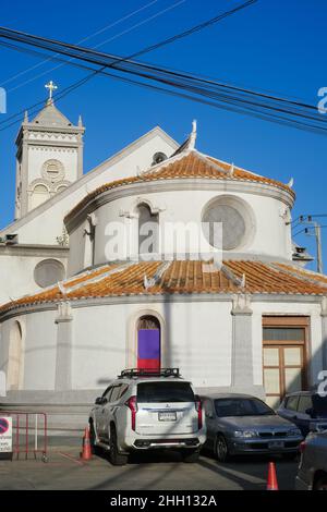 L'église immaculée de conception (Wat Khamen) à Samsen soi 11, Bangkok, Thaïlande, la région un vieux village d'immigrants cambodgiens et vietnamiens Banque D'Images