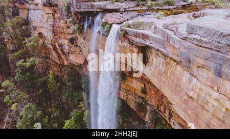 Chutes de Tianjara, chutes d'eau en Nouvelle-Galles du Sud, Australie Banque D'Images