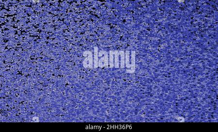 Résumé fond bleu style de peinture image rendue, éléments microscopiques style abstrait Banque D'Images
