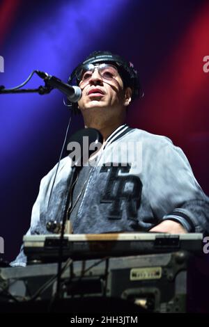 DJ Kid Capri en tant qu'acte d'ouverture du concert de RBRM à Minneapolis le 10 mai 2019, à l'Armory. Banque D'Images