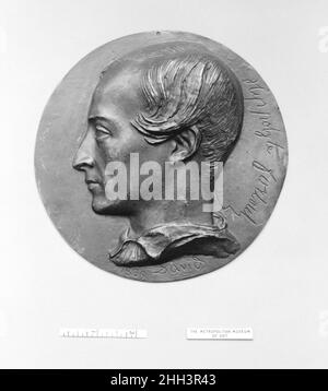 Hippolyte Fortoul (1811–1856), homme de lettres et homme politique français 1839 Pierre Jean David d'Angers Français Pierre-Jean David d'Angers est le sculpteur français le plus prolifique et l'un des plus importants de la première moitié du XIXe siècle.Tout au long de sa carrière de près de cinquante ans (1819–1856), David est resté fidèle à sa conviction que les monuments sculpturaux consacrés aux réalisations des grands hommes et des femmes expriment de façon permanente et vivante la grandeur d'un peuple.Il a continuellement cherché des commissions pour des monuments représentant des figures historiques et contemporaines qu'il admirait en orde Banque D'Images