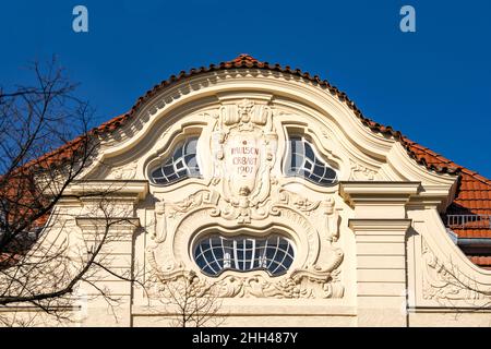 Façade malheureuse à Berlin, en Allemagne Banque D'Images