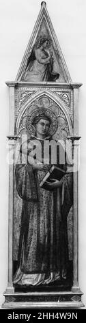 Saint Stephen (avec l'Ange de l'Annonciation) Martino di Bartolommeo di Biagio Italien.Saint Stephen (avec l'Ange de l'Annonciation) 436981 Banque D'Images
