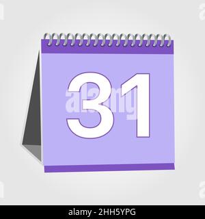 Illustration vectorielle de l'icône Calendrier, de l'icône Date Calendrier. Illustration de Vecteur