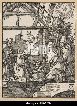 La Nativité, de la petite passion n.d.Albrecht Dürer Allemand.La Nativité, de la petite passion 387391 Banque D'Images