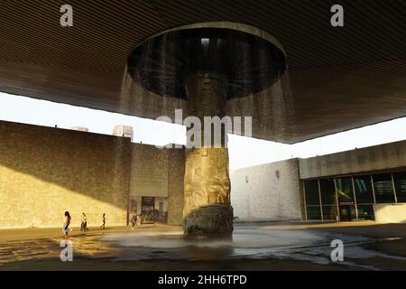 El Paraguas, fontaine parapluie, Musée national d'anthropologie, Museo Nacional de Antropología, Mexico, Ciudad de México, Mexique, Amérique Banque D'Images