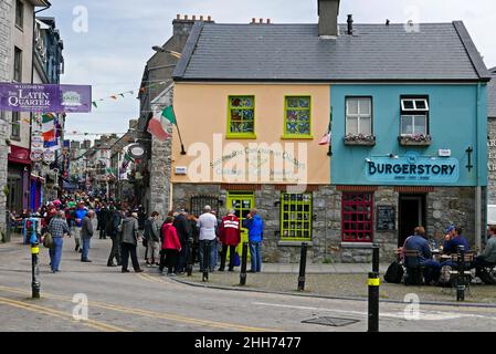 Le quartier latin de Galway, province du Connacht, République d'Irlande, Europe Banque D'Images