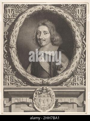 Chancellier Michel IV le Tellier 1659 Robert Nanteuil Français.Chancellier Michel IV le Tellier 348898 Banque D'Images