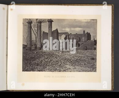 Ruines en Columbia, Caroline du Sud No 2 1860s George N. Barnard American.Ruines en Colombie, Caroline du Sud No 2 294499 Banque D'Images