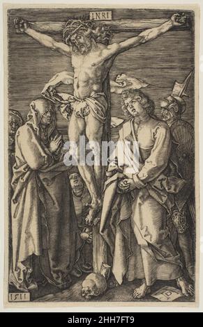 La Crucifixion, de la passion 1511 Albrecht Dürer allemand.La Crucifixion, de la passion 391171 Banque D'Images