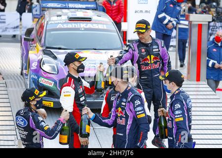 LOEB Sebastien (FRA), M-SPORT FORD WORLD RALLY TEAM FORD, Puma Rally1, portrait lors du Championnat du monde de rallye WRC 2022, édition 90th du rallye Monte Carlo du 20 au 23 janvier 2022 à Monaco - photo: Gregory Lenmand/DPPI/LiveMedia Banque D'Images