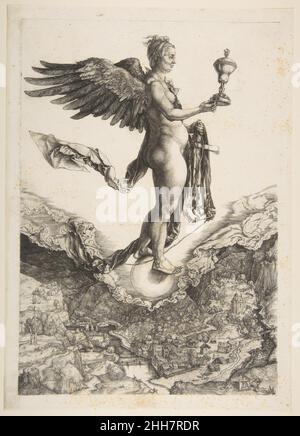 Nemesis (la grande fortune) ca.1501 Albrecht Dürer Allemand.Nemesis (la grande fortune) 391111 Banque D'Images