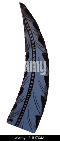 Fragment de verre 15th siècle européen.Fragment de verre.Européen.15th siècle.Pot en verre métallique.Vitraux Banque D'Images