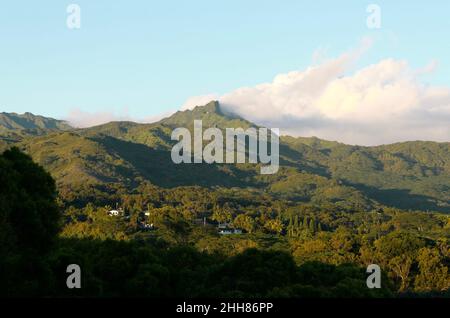 Kahili montagne près de Kalaheo sur Kauai Banque D'Images