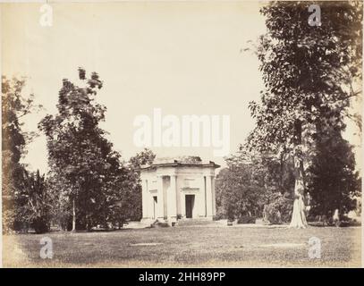 Entrée aux jardins botaniques, Calcutta 1850s Captain R. B. Hill British.Entrée aux jardins botaniques, Calcutta 287840 Banque D'Images