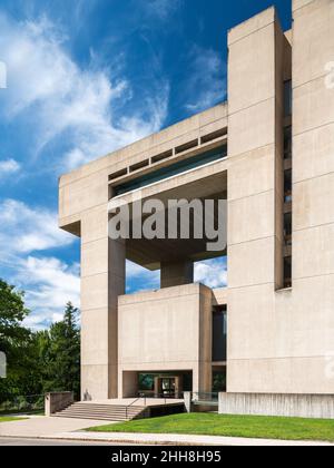 Musée d'art Herbert Johnson conçu par I.M. I.-P.-É Banque D'Images