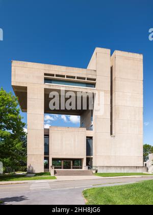 Musée d'art Herbert Johnson conçu par I.M. I.-P.-É Banque D'Images