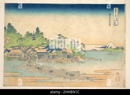 Enoshima dans la province de Sagami (Sōshū Enoshima), de la série trente-six vues du Mont Fuji (Fugaku sanjūrokkei) ca.1830–32 Katsushika Hokusai Japonais.Enoshima dans la province de Sagami (Sōshū Enoshima), de la série trente-six vues du Mont Fuji (Fugaku sanjūrokkei) 36503 Banque D'Images