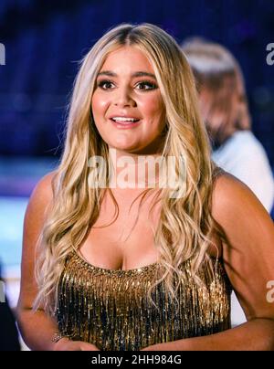 Birmingham, Royaume-Uni.20th janvier 2022.Tilly Ramsay de la Strictly Come Dancing Live Tour 2022 pose pour un photocall à l'Utilita Arena de Birmingham.C'est la première tournée en deux ans à cause de Covid-19.Crédit : SOPA Images Limited/Alamy Live News Banque D'Images