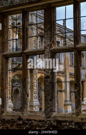 KIRBY HALL (1570) GRETTON NORTHAMPTONSHIRE ANGLETERRE ROYAUME-UNI Banque D'Images
